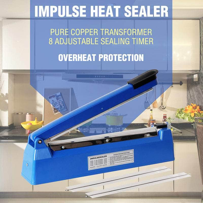 Electric Impulse Heat Sealer For Plastic Poly Bags (300Mm)