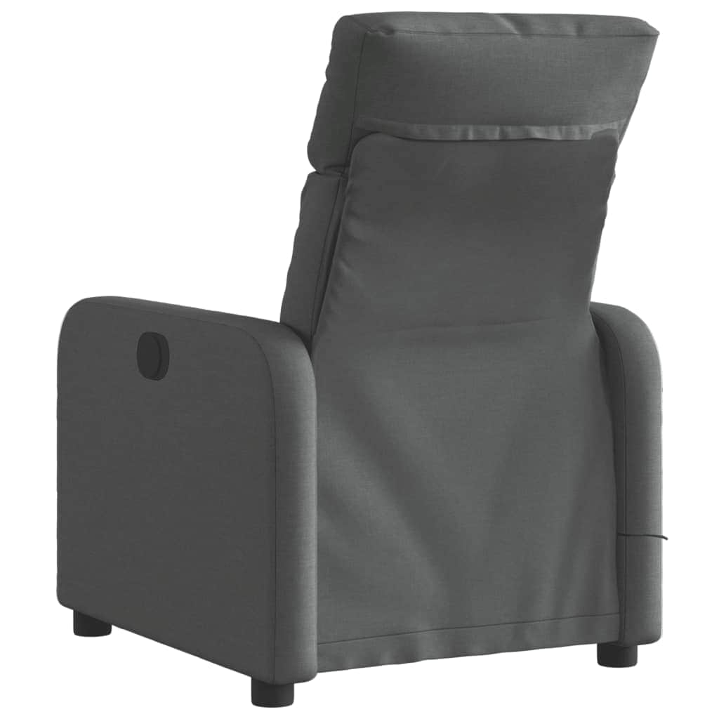 Electric Massage Recliner Chair-Dark Grey Fabric