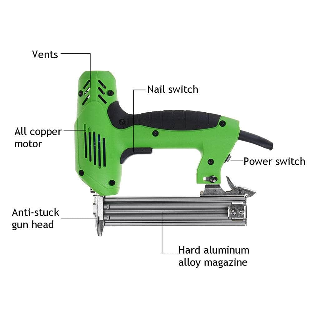 Electric Staple Gun - Heavy Duty Woodworking Nailer