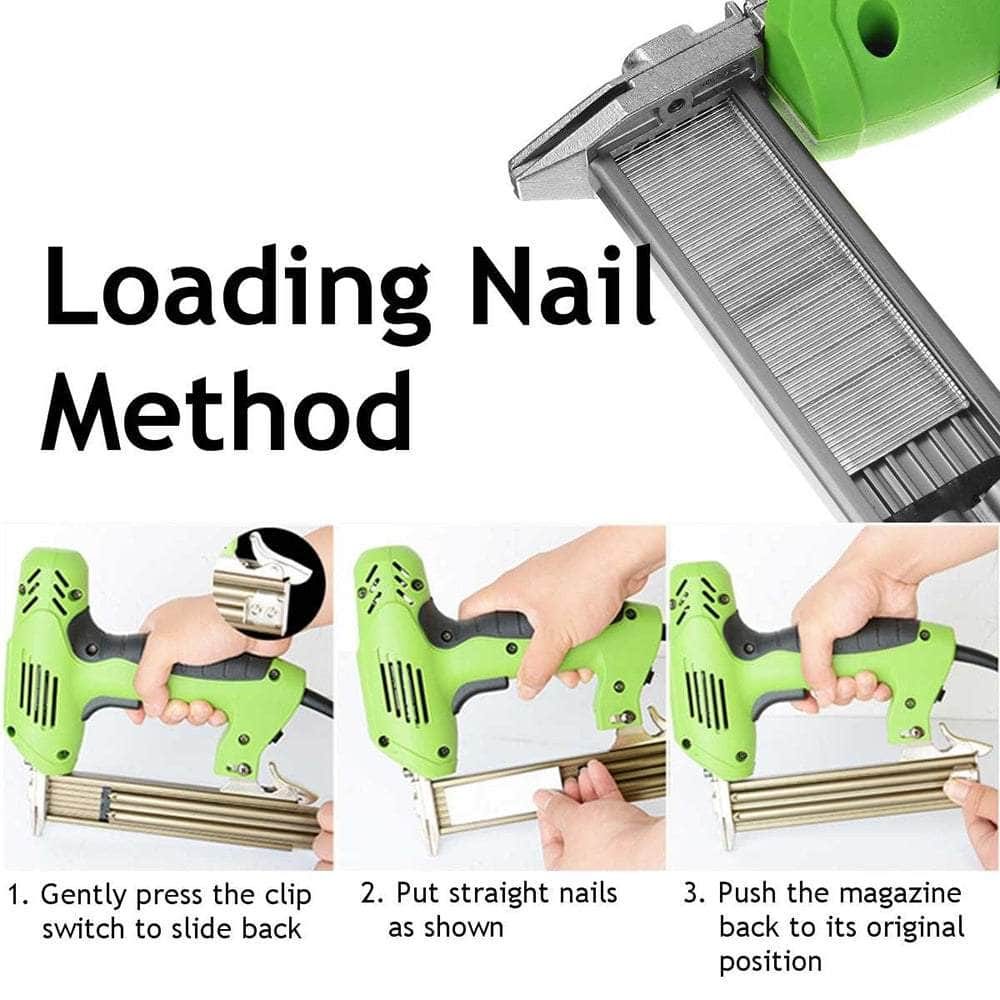 Electric Staple Gun - Heavy Duty Woodworking Nailer