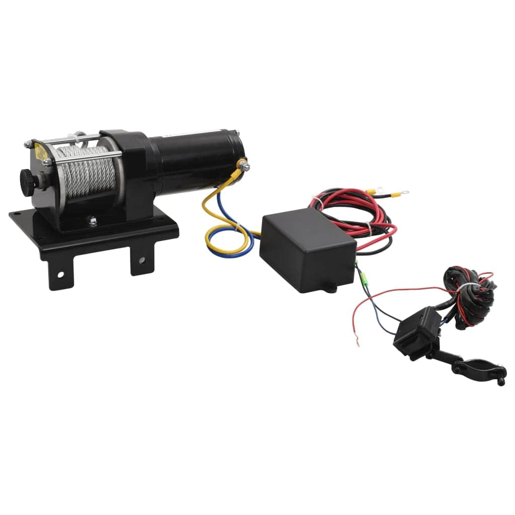 Electric Winch 1360 KG with Plate Roller Fairlead