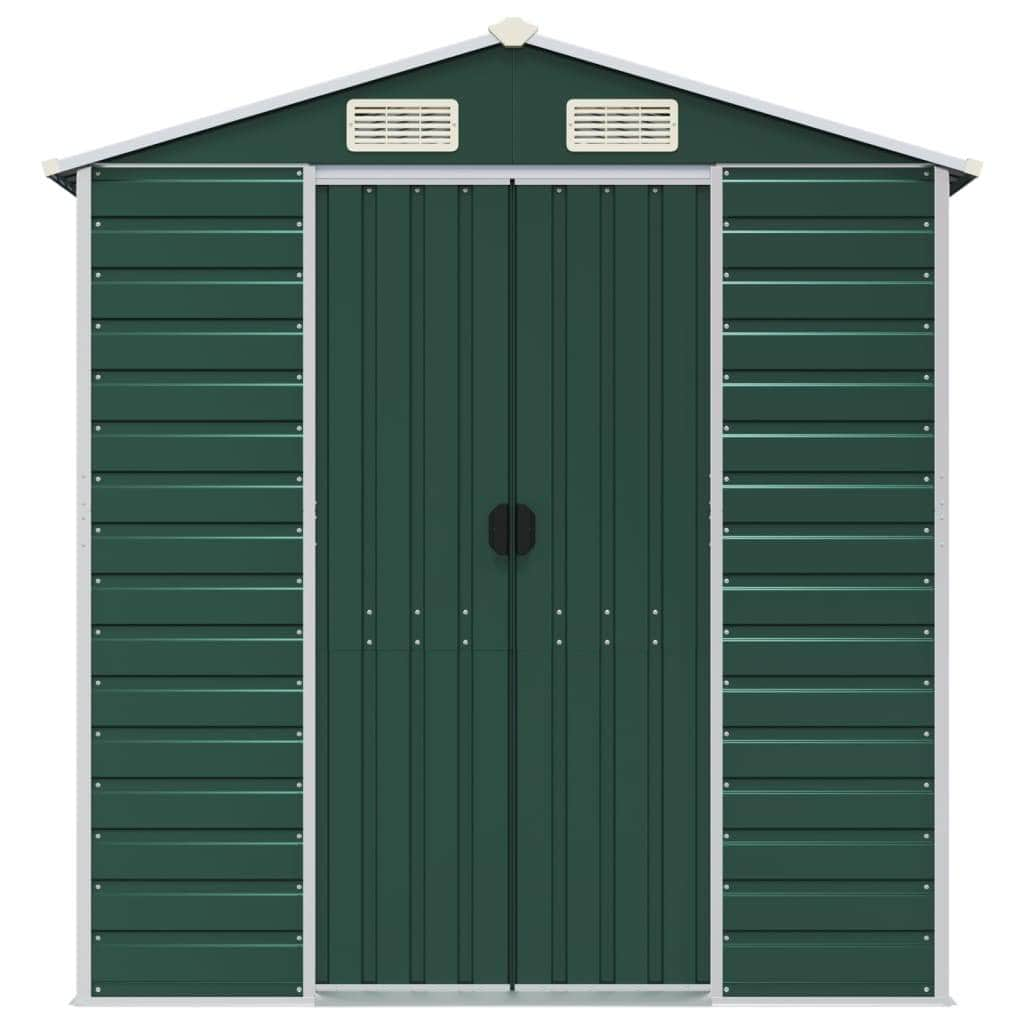 Elegance: Brown Galvanised Steel Garden Shed for Stylish and Durable