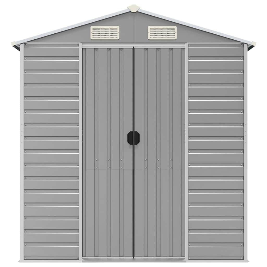 Elegance: Brown Galvanised Steel Garden Shed for Stylish and Durable