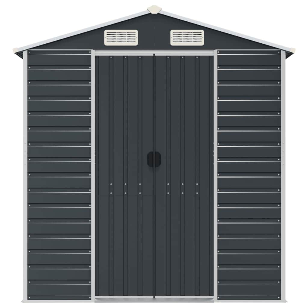 Elegance: Brown Galvanised Steel Garden Shed for Stylish and Durable