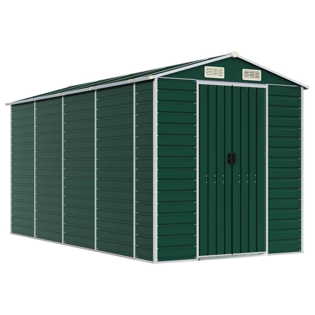 Elegance: Brown Galvanised Steel Garden Shed for Stylish and Durable