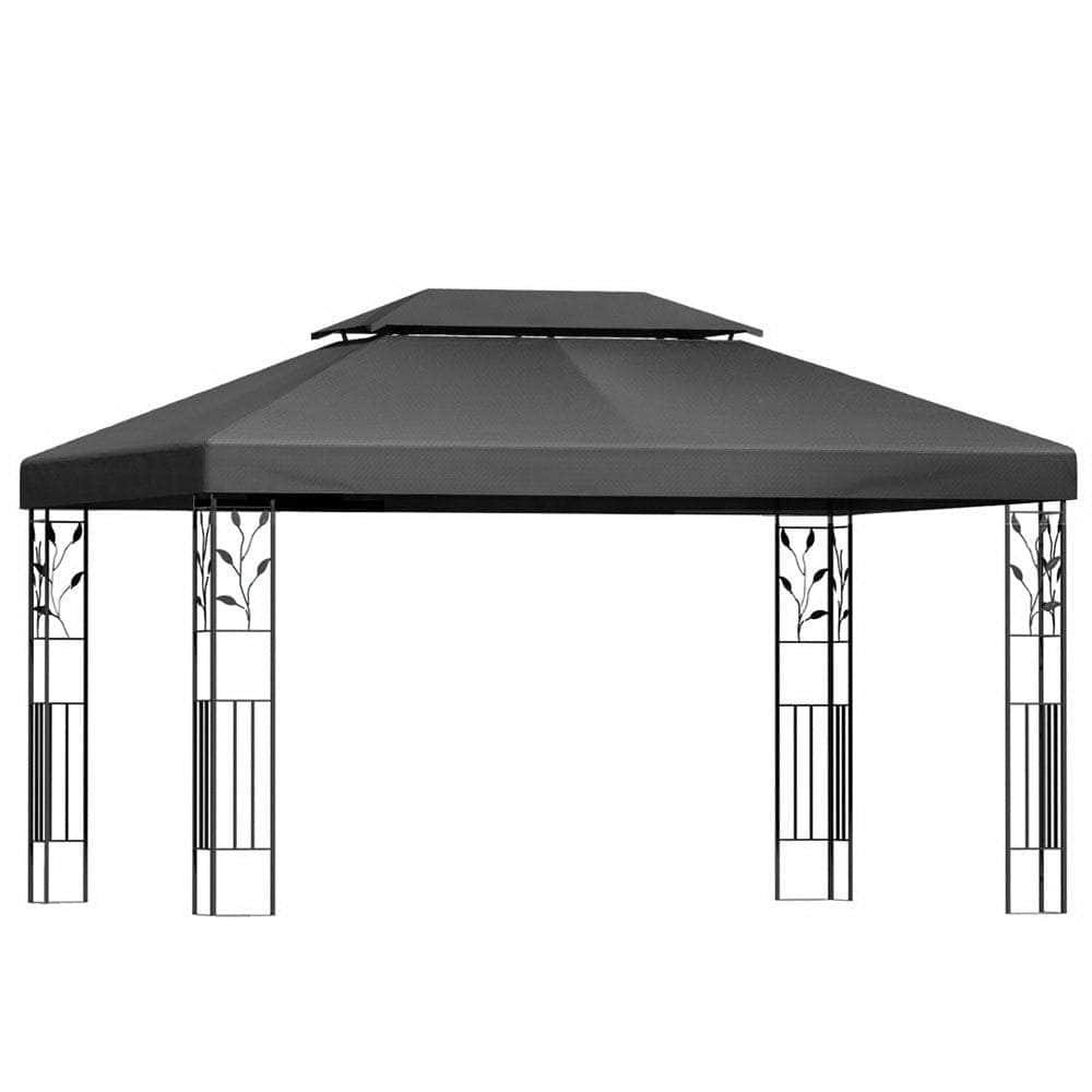 Elegant 4x3m Iron Art Gazebo: Perfect Outdoor Wedding Venue