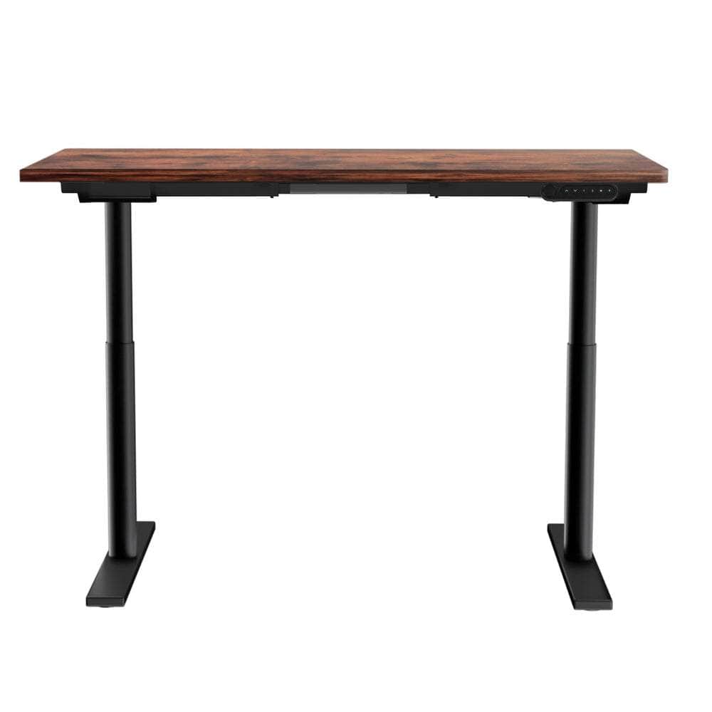 Elegant Black 140cm/120cm Height Adjustable Electric Standing Desk