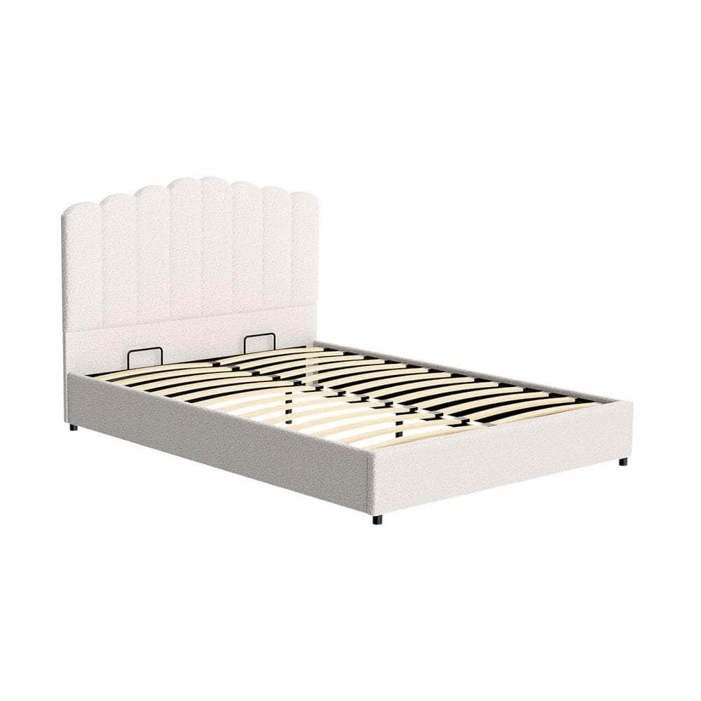 Elegant Double/King/Queen/Single Boucle Bed Frame