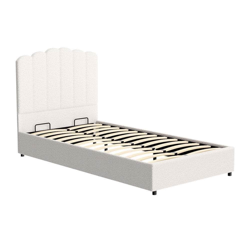 Elegant Double/King/Queen/Single Boucle Bed Frame