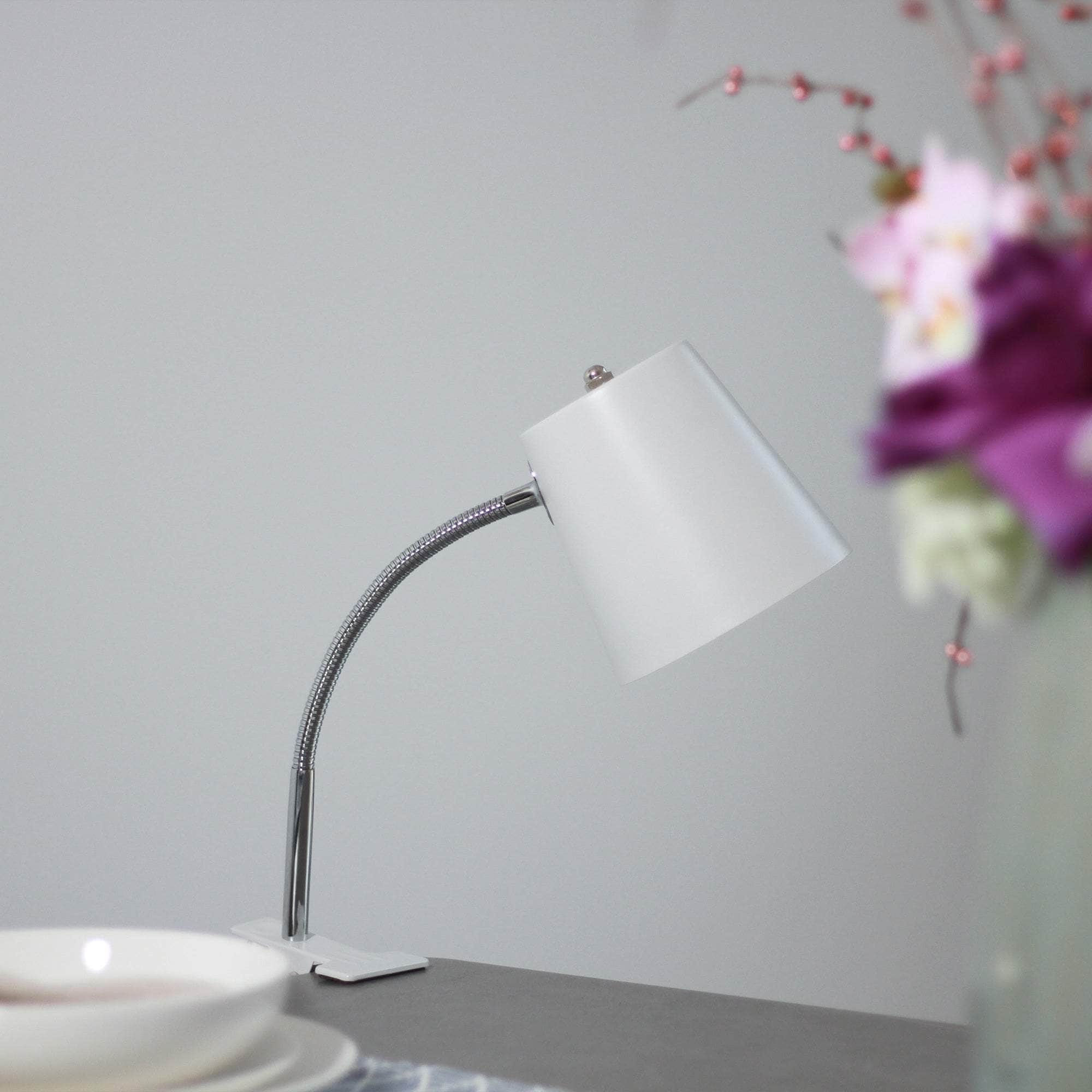 Elegant Ellie Table Lamp - White