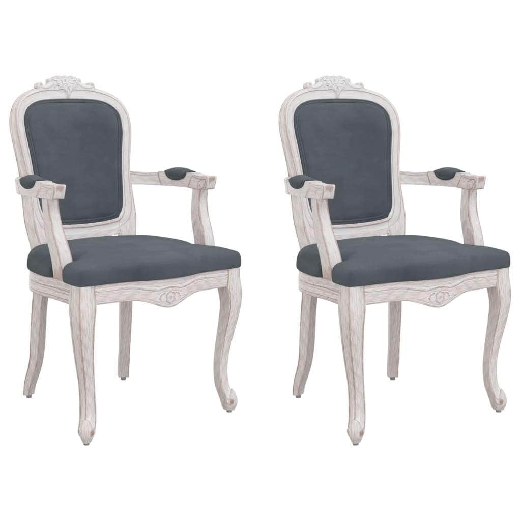 Elegant Linen Dining Chairs - Set of 2