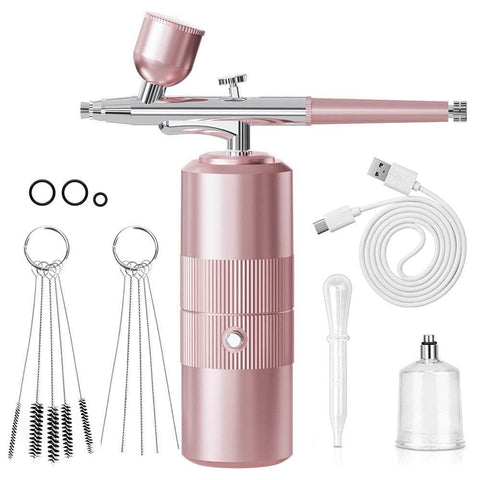 Elegant Pink Nano Spray Facial Mist - Needle-Free Skin Care Tool