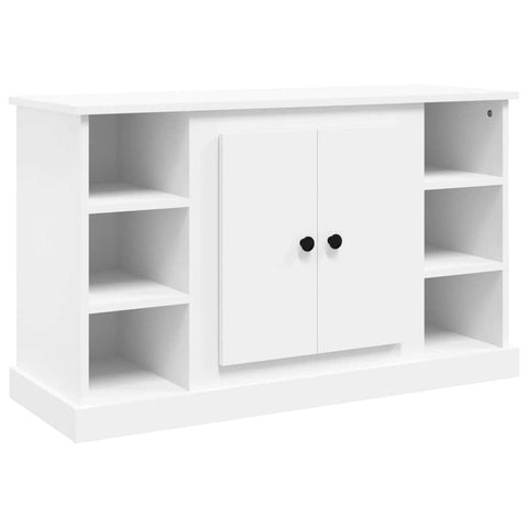 Elegant White Engineered Wood Sideboard