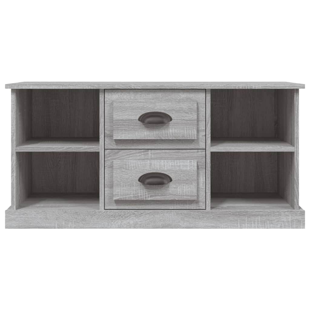 Elegantly Minimalist White Engineered Wood TV Cabinet