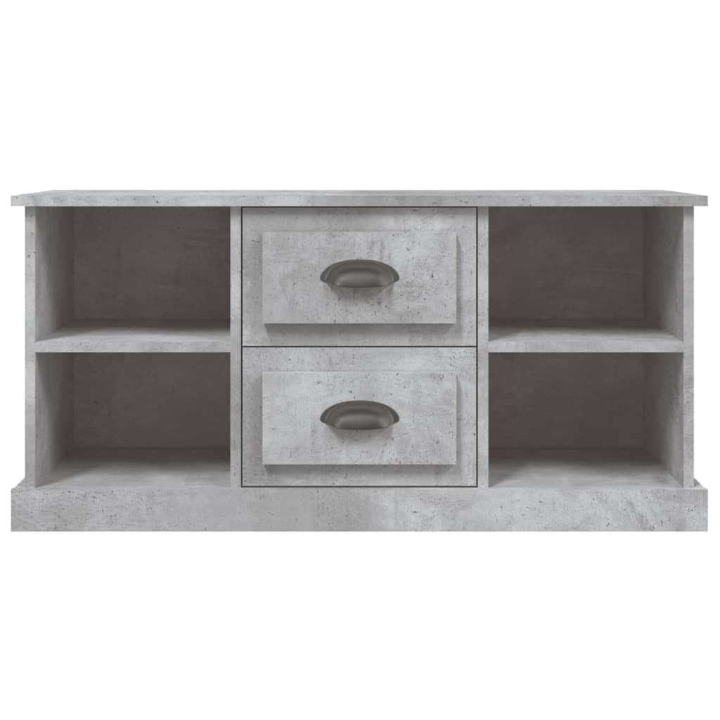 Elegantly Minimalist White Engineered Wood TV Cabinet