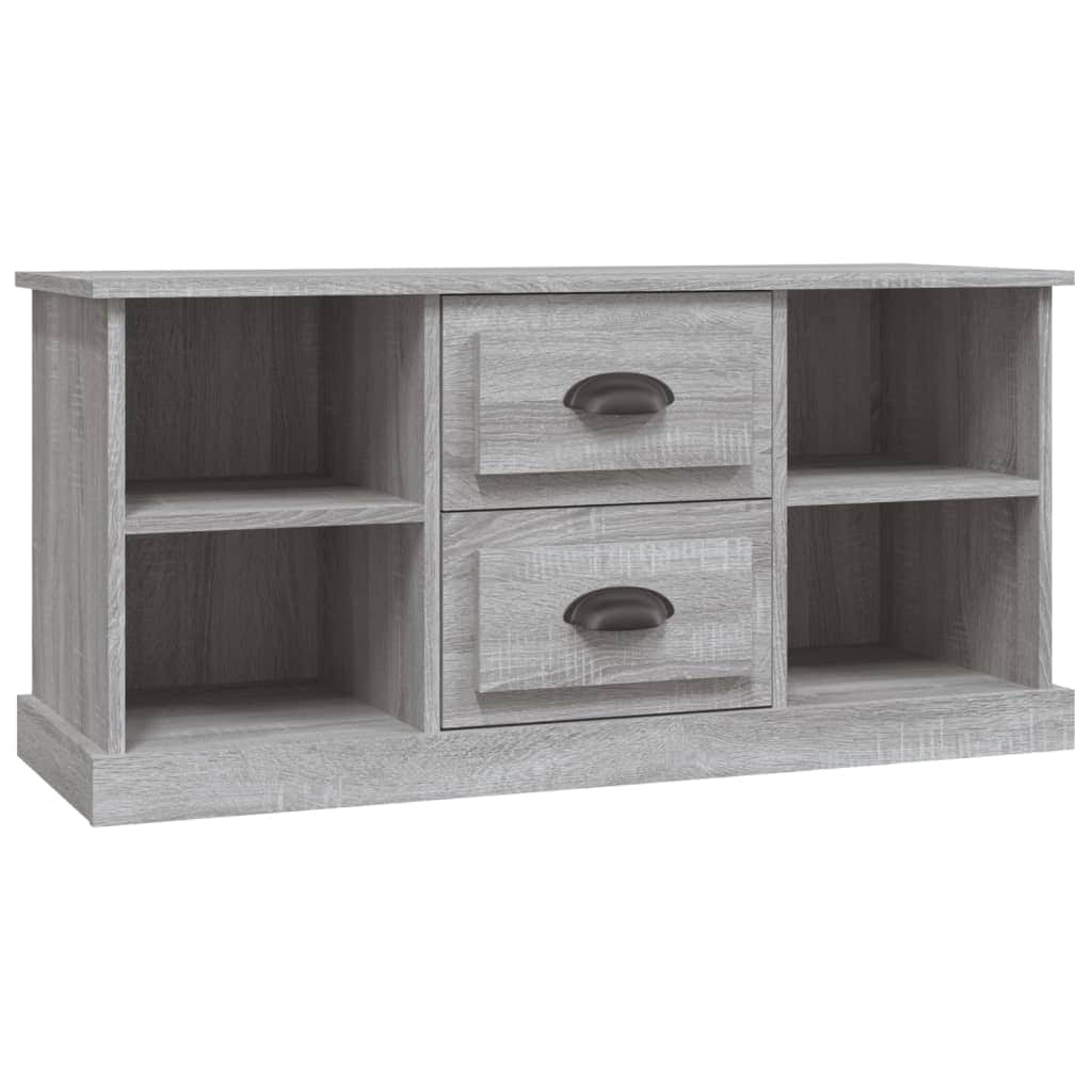 Elegantly Minimalist White Engineered Wood TV Cabinet