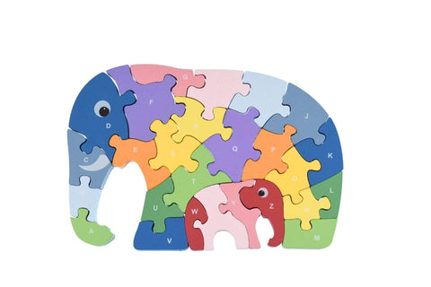 Elephant A-Z Chunky Jigsaw Puzzle