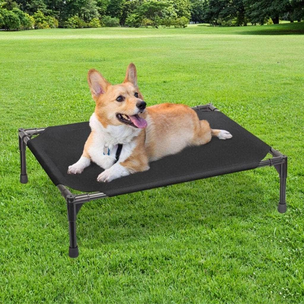 Elevated Pet Bed (M Black)