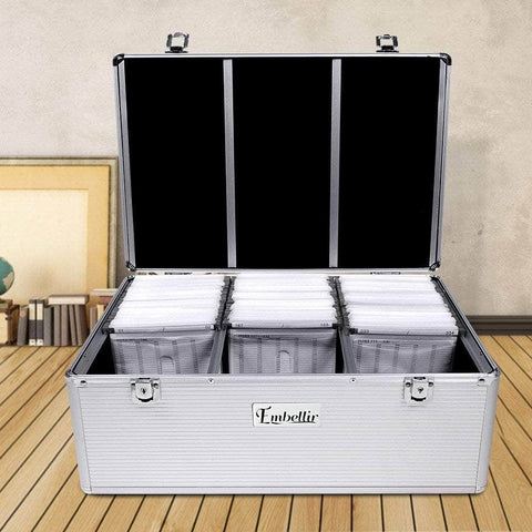 Embellir 500 Disc Aluminium Storage Box - Silver