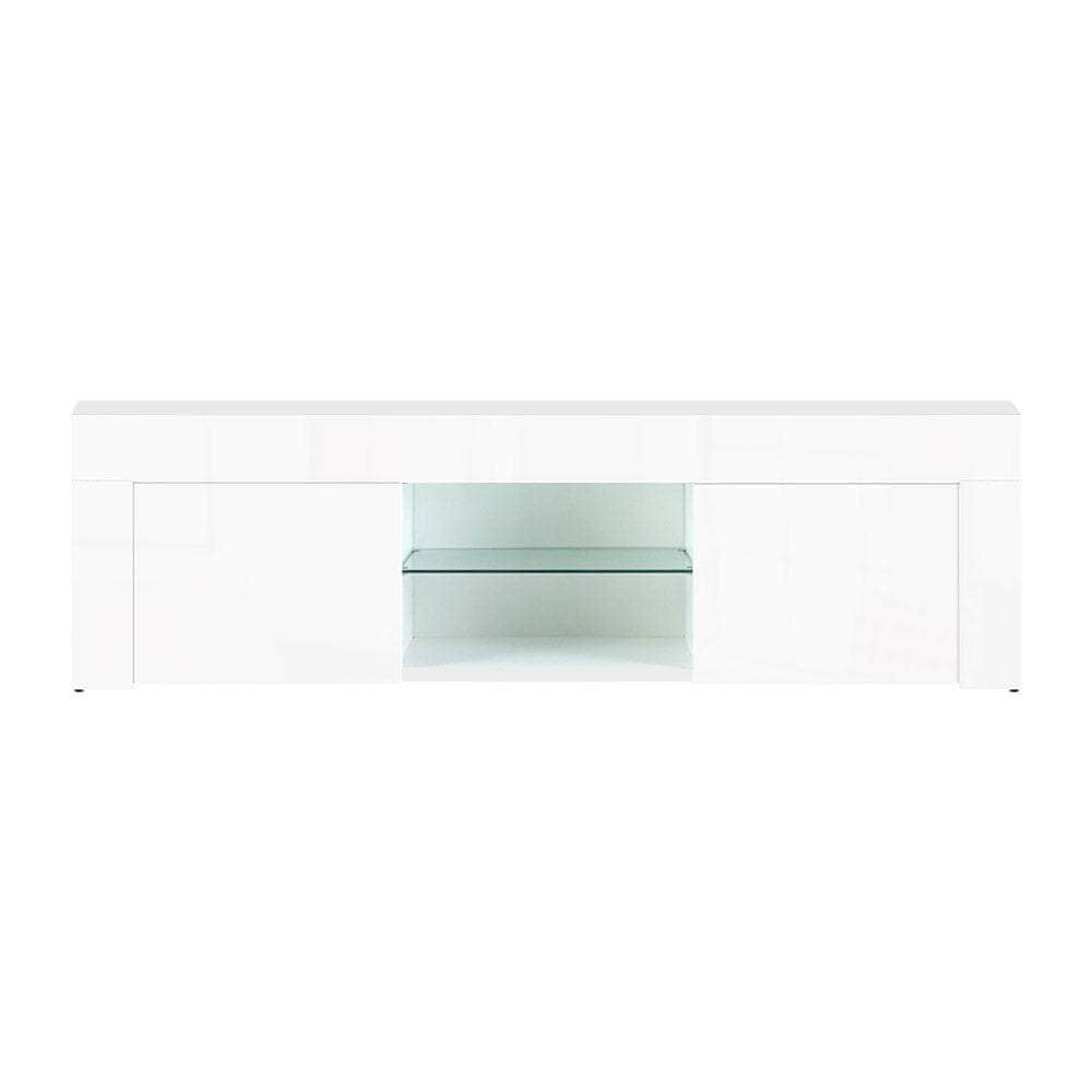 Entertainment Unit Tv Cabinet 130Cm White Ivan