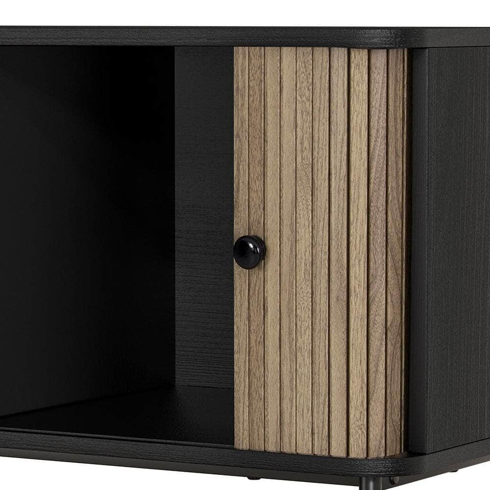 Entertainment Unit Tv Cabinet 150Cm Black Boris