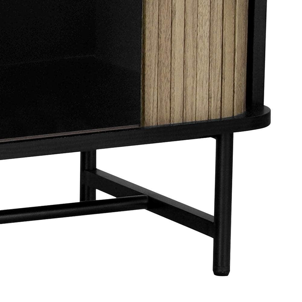 Entertainment Unit Tv Cabinet 150Cm Black Boris