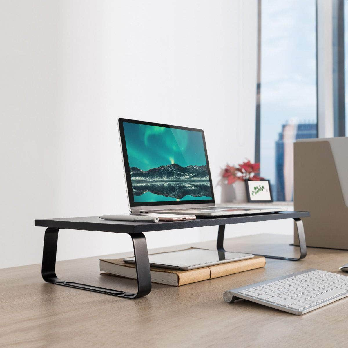 Ergolife Black Monitor Stand Riser