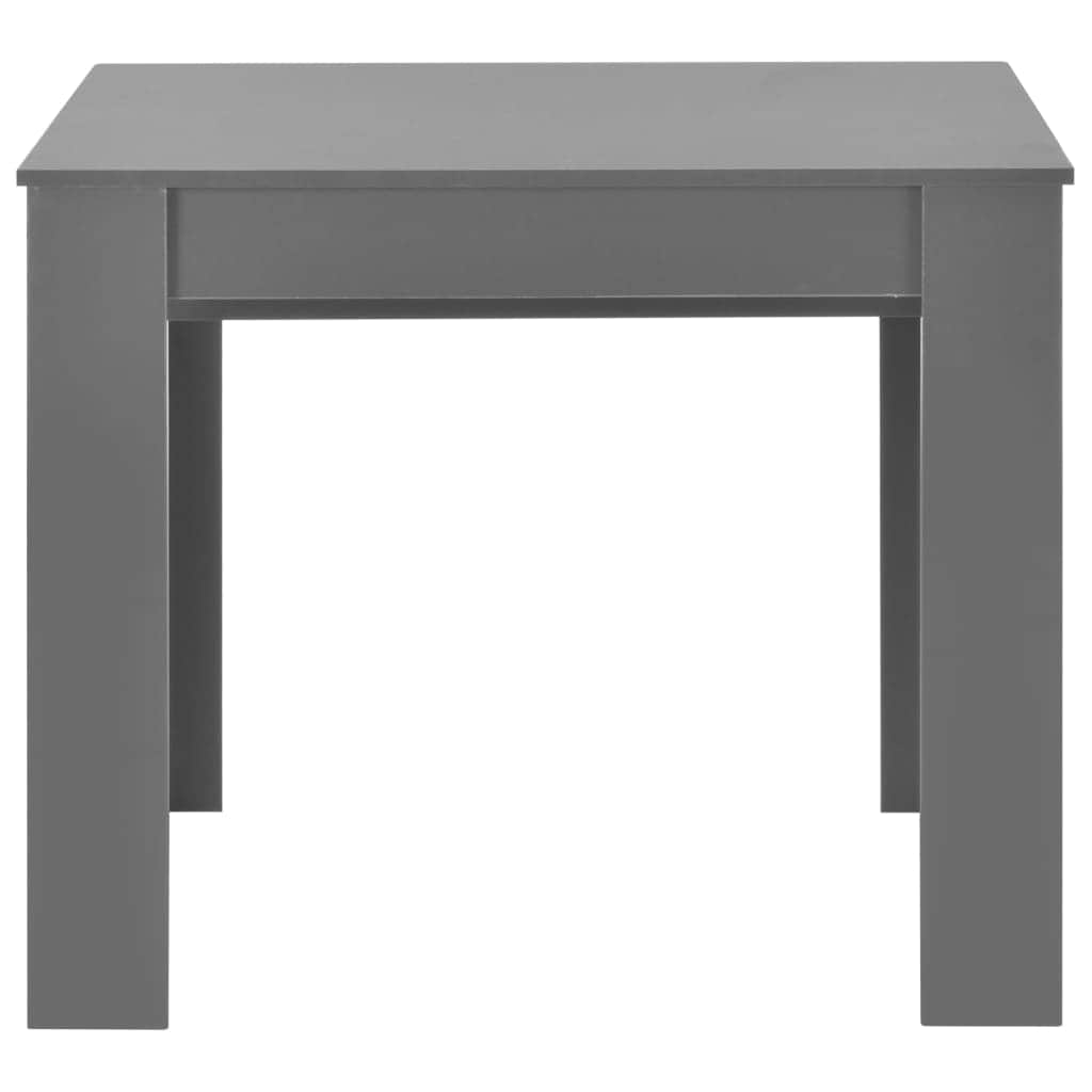 Etendable Dining Table High Gloss Grey