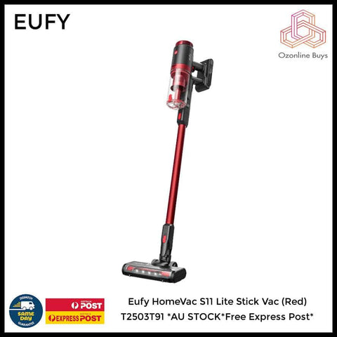 Eufy Homevac S11 Lite Stick Vac (Red) T2503T91 *AU Stock*Free Express Post*