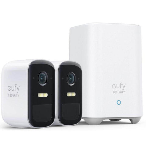 Eufy T8861CD1 Eufycam 2C Pro Wireless 2K Home Security System-2 Pack Camera Kit