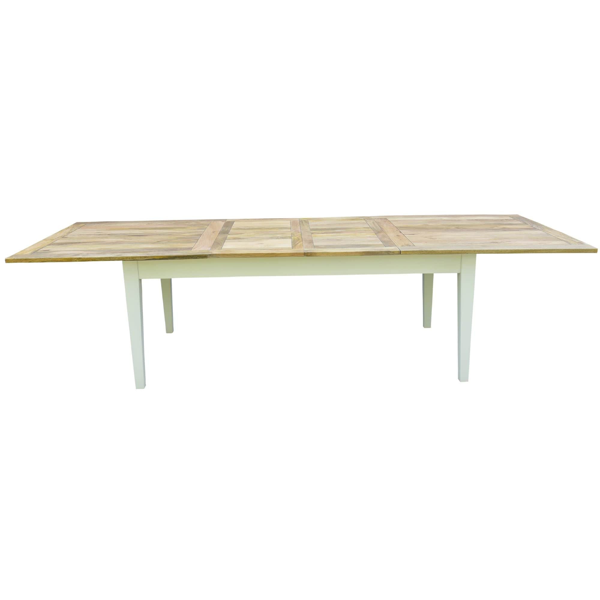 Extendable Dining Table 170 - 250Cm Mango Wood Modern Furniture