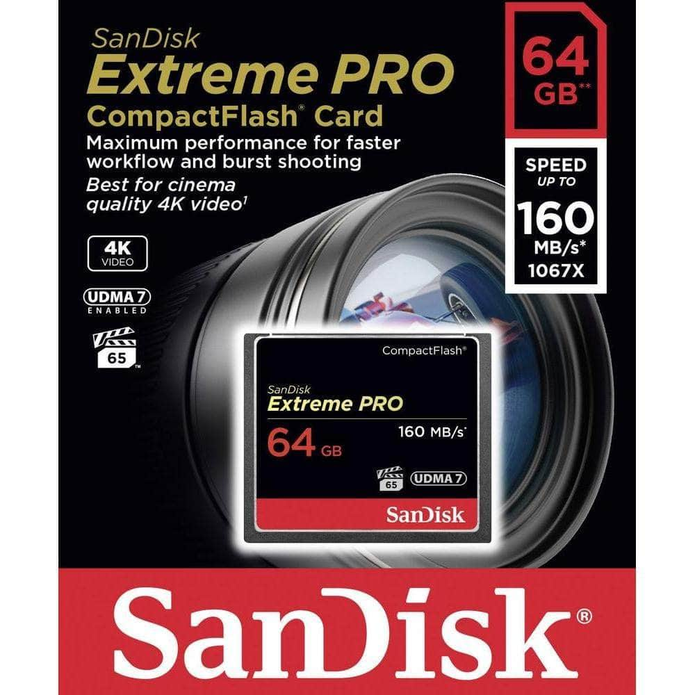 Extreme Pro Cfxp 64Gb Compactflash 160Mb/S (Sdcfxps-064G)