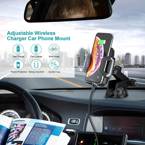 Fast Qi Wireless Car Charging Dock