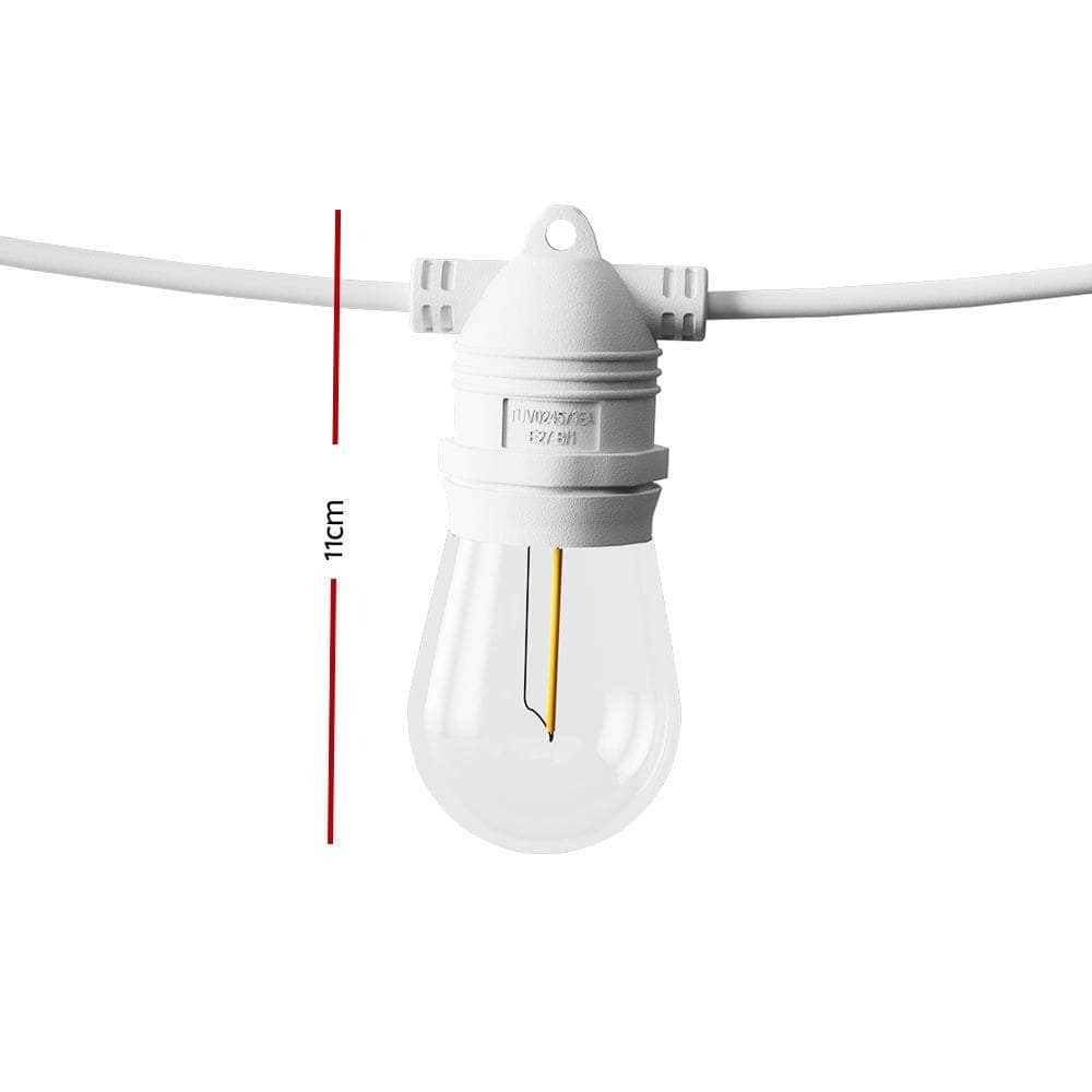 Festive Radiance Festoon Lights for Outdoor Christmas Wedding Party