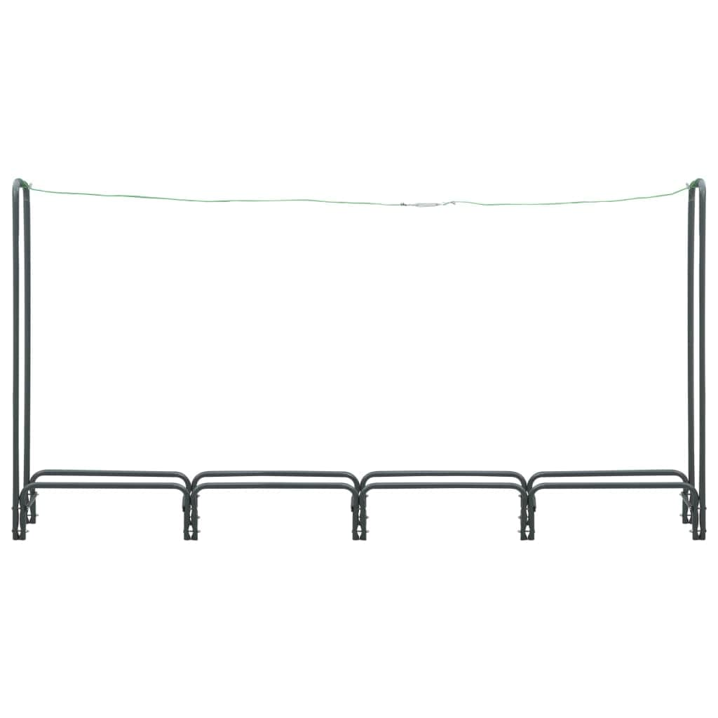 Firewood Rack Anthracite Steel