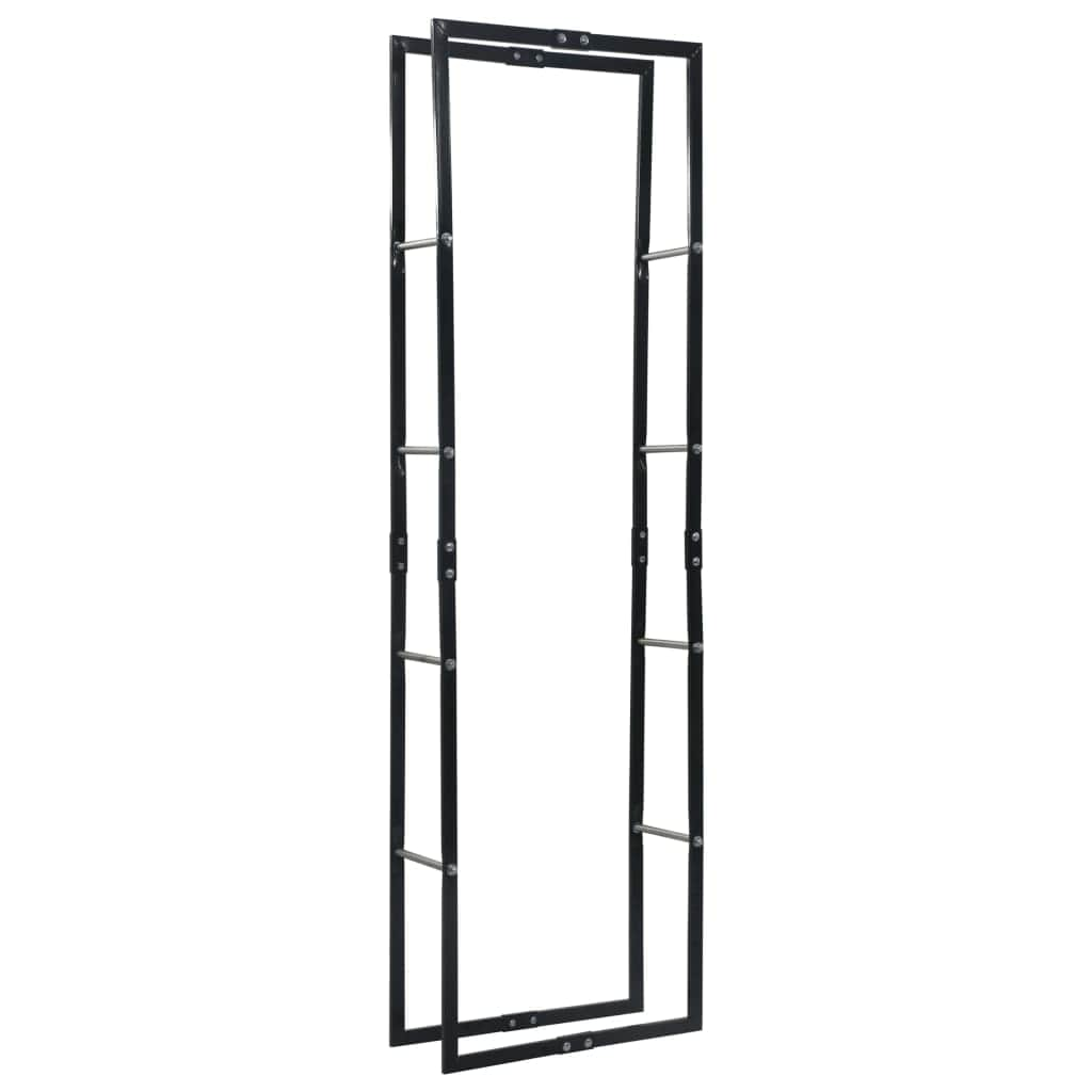 Firewood Rack Black