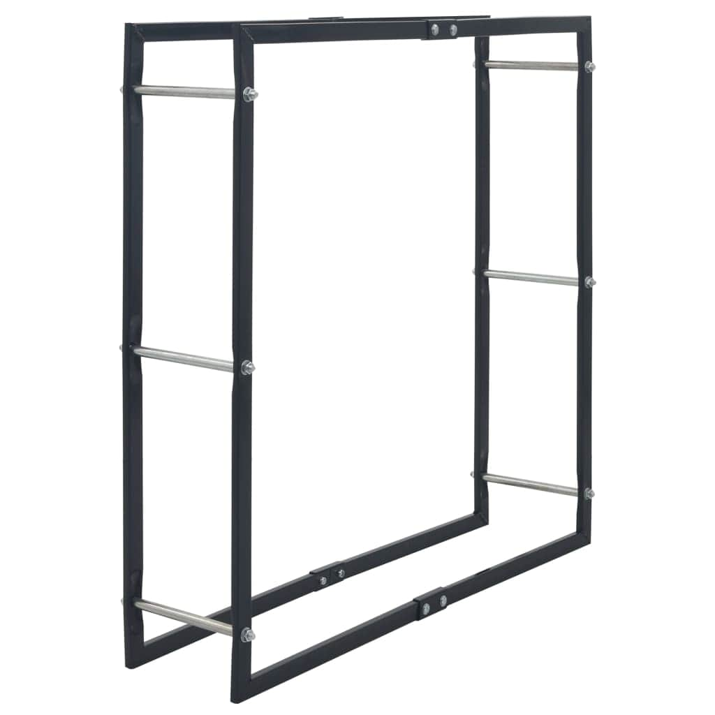 Firewood Rack Black