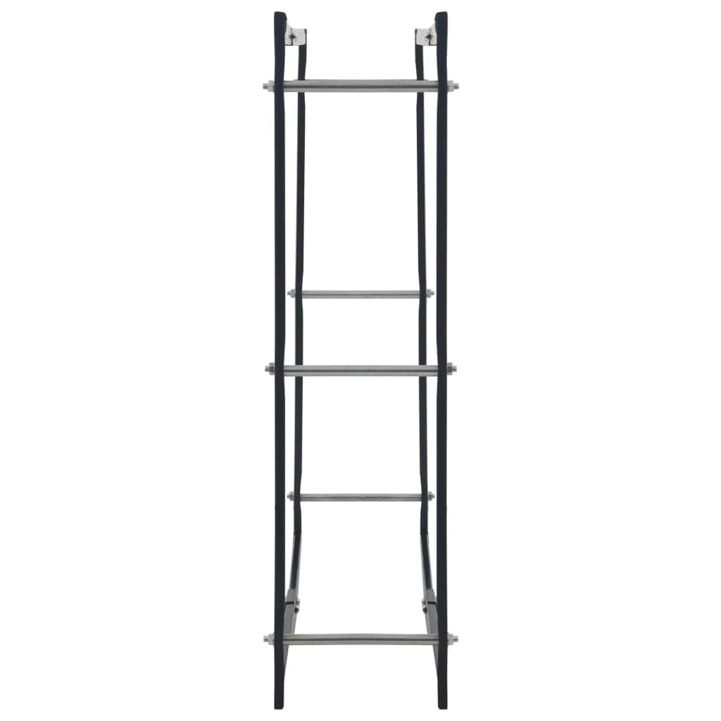 Firewood Rack Black