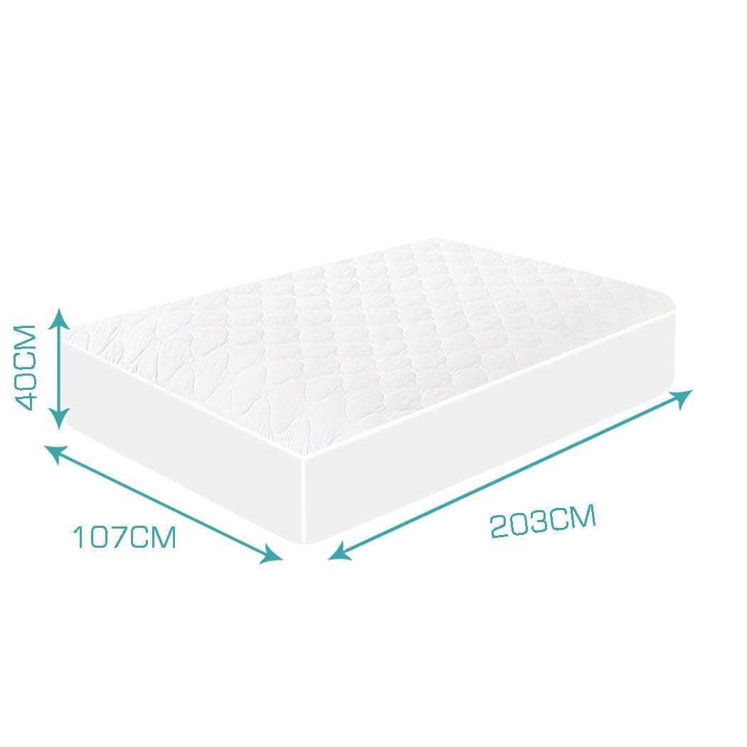 Fitted Waterproof Bed Mattress King Single