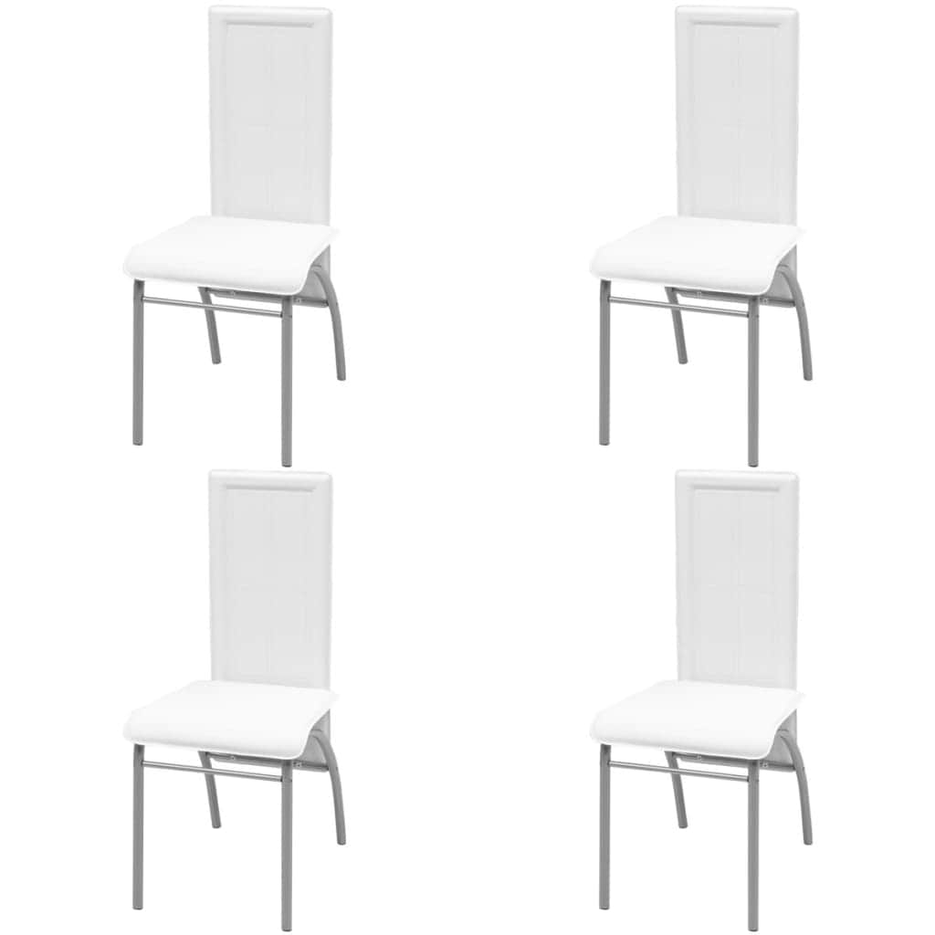 Five Piece Dining Set White