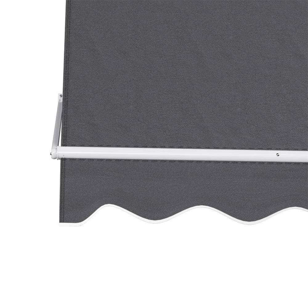 Fixed Pivot Arm Window Awning 2.1X2.1M Beige/Grey