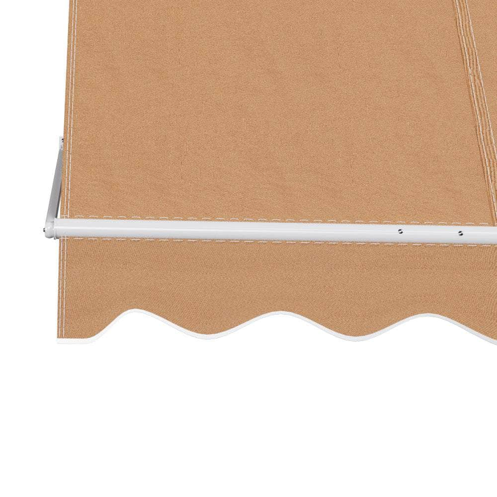 Fixed Pivot Arm Window Awning 2.1X2.1M Beige/Grey