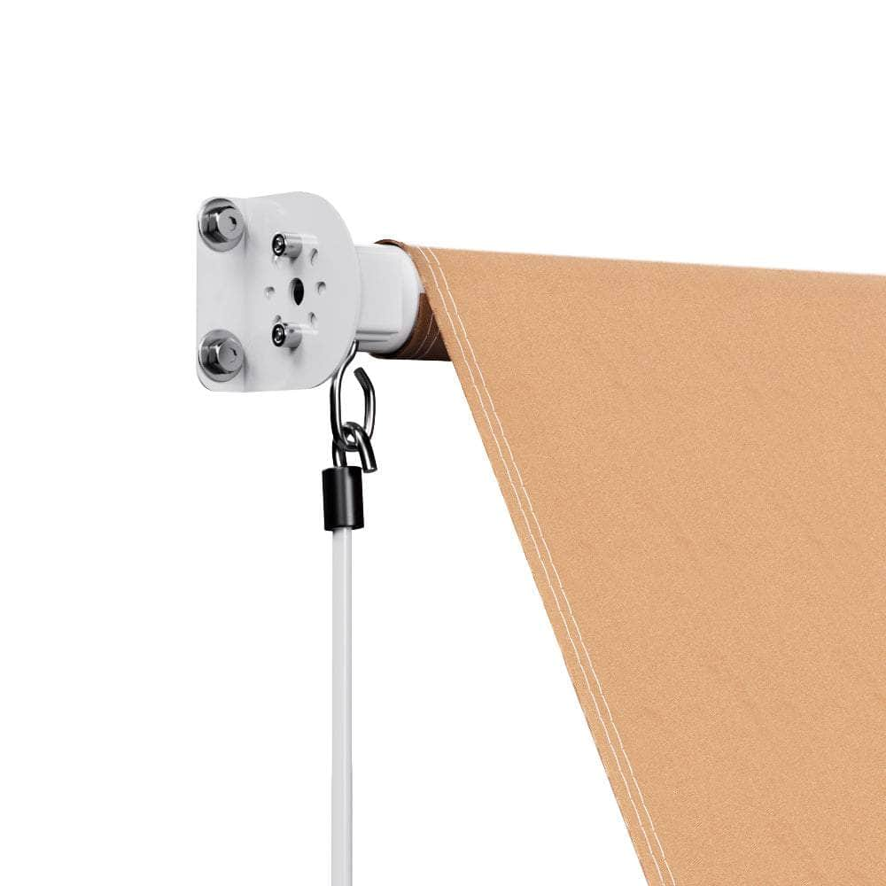 Fixed Pivot Arm Window Awning 2.1X2.1M Beige/Grey