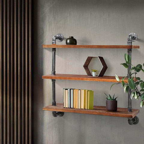 Floating Diy Pipe Shelf 3 Tiers - Issa