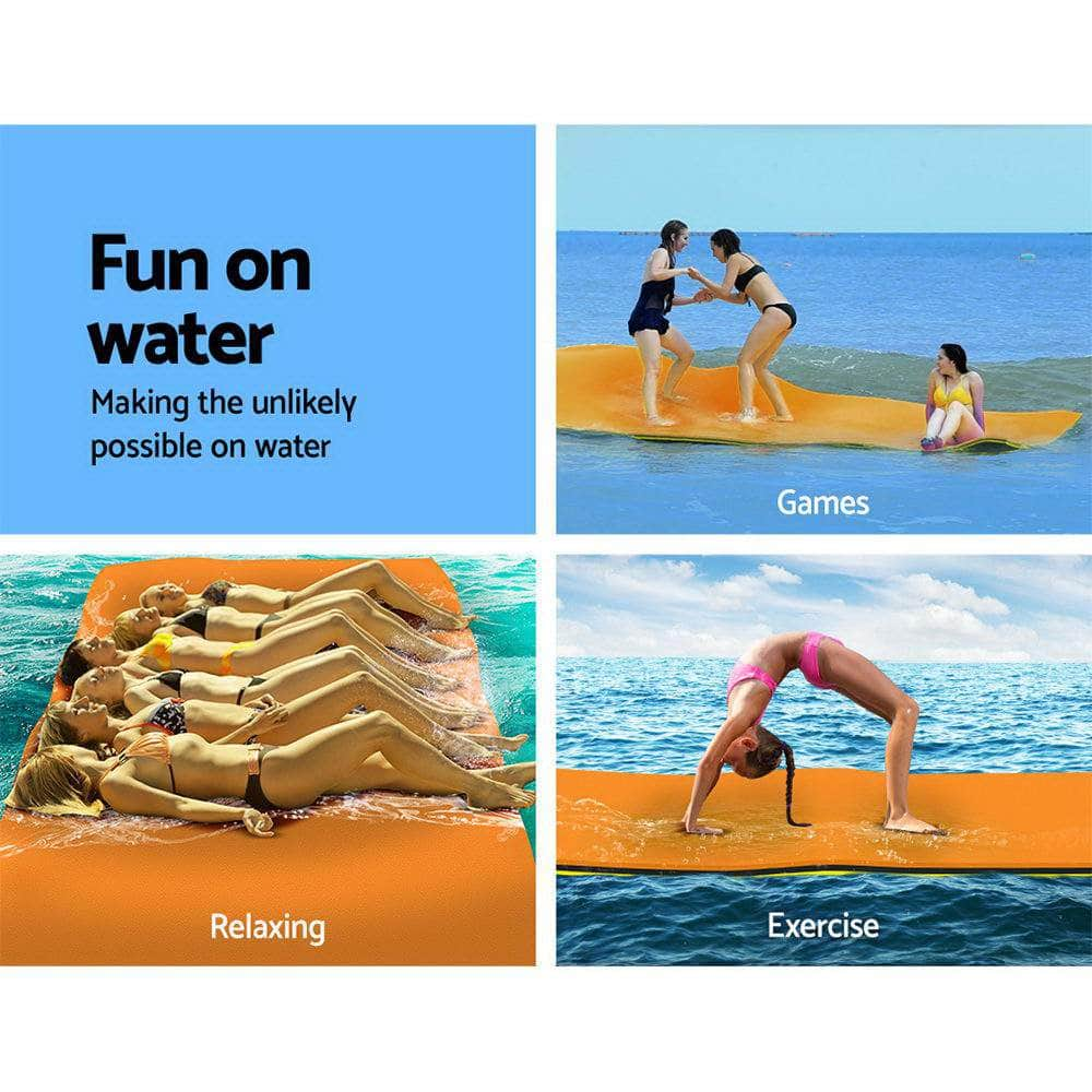 Floating Water Mat 5.5X1.8M Foam Pad Swimming Pool Island Platform