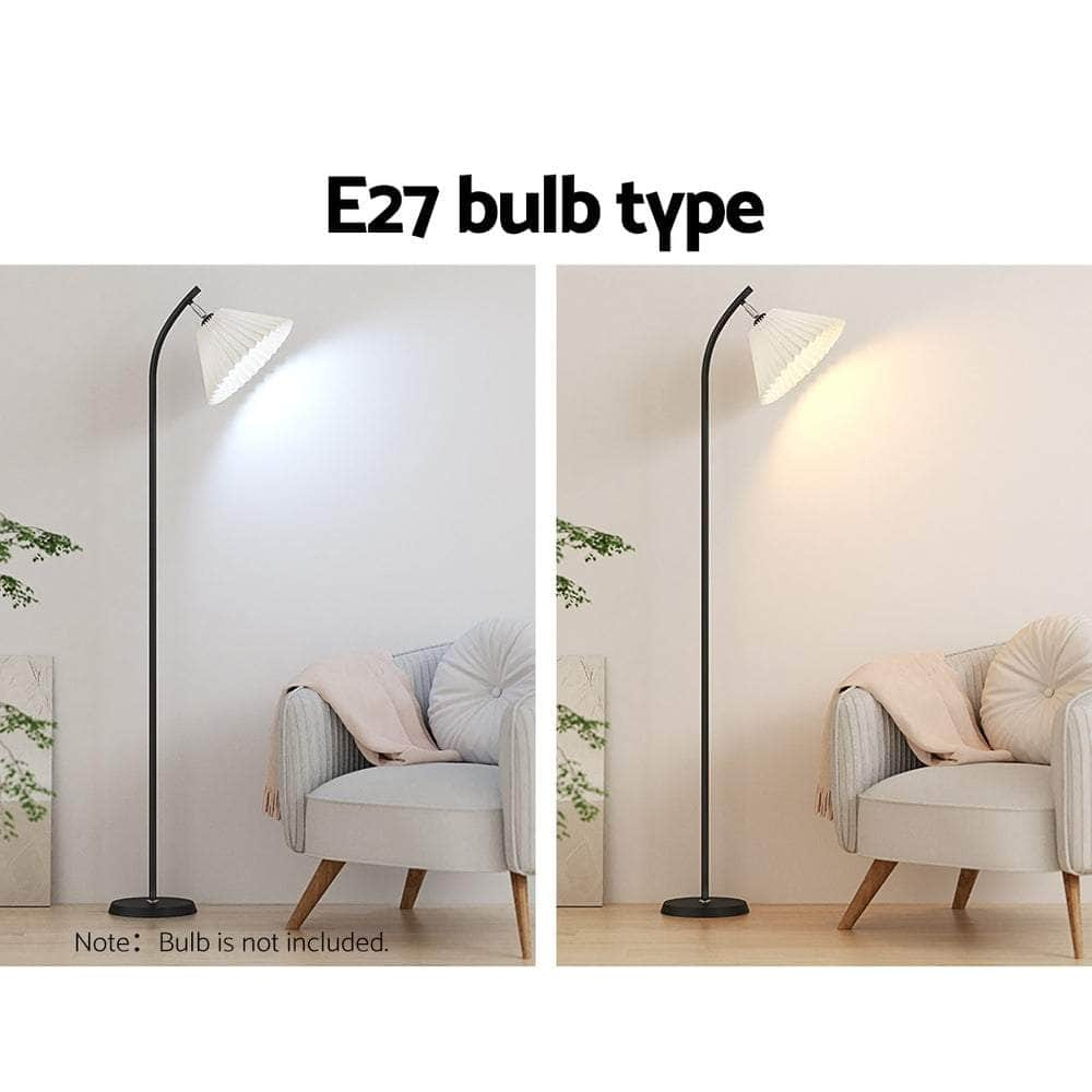 Floor Lamp Led Light Stand Modern Office Reading White