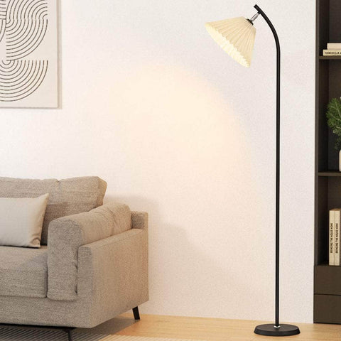 Floor Lamp Led Light Stand Modern Office Reading White