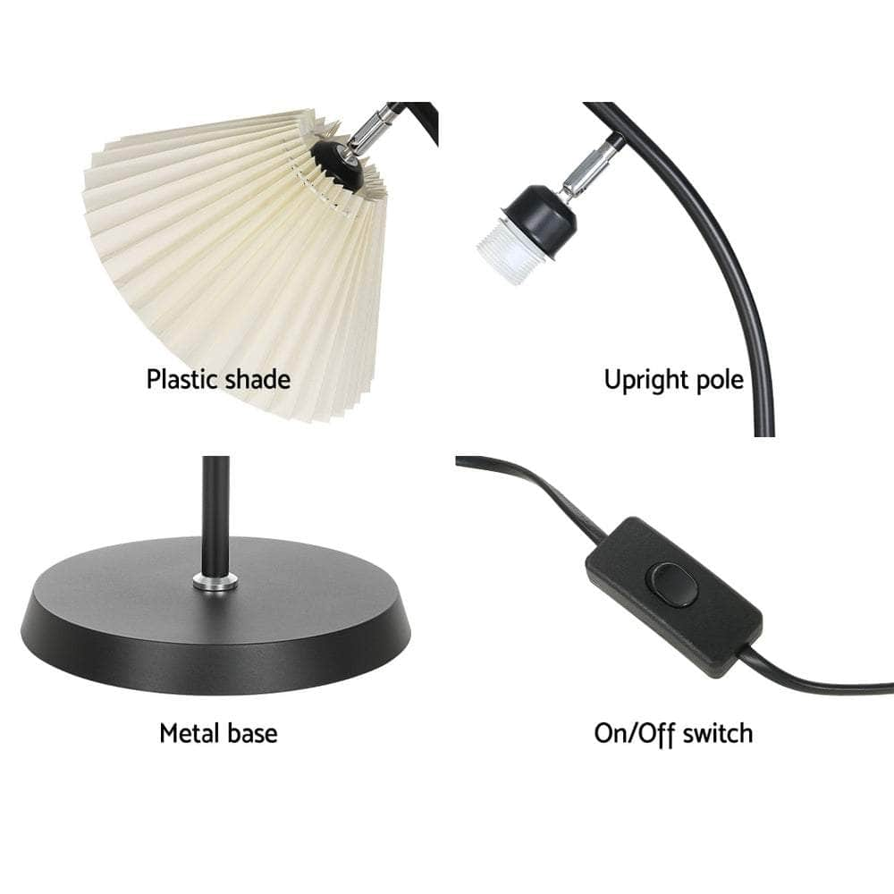 Floor Lamp Led Light Stand Modern Office Reading White