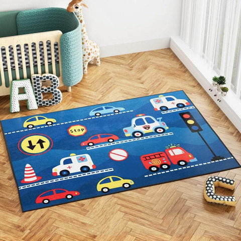 Floor Rugs Washable Area Mat Large Carpet Soft Short Pile Kids