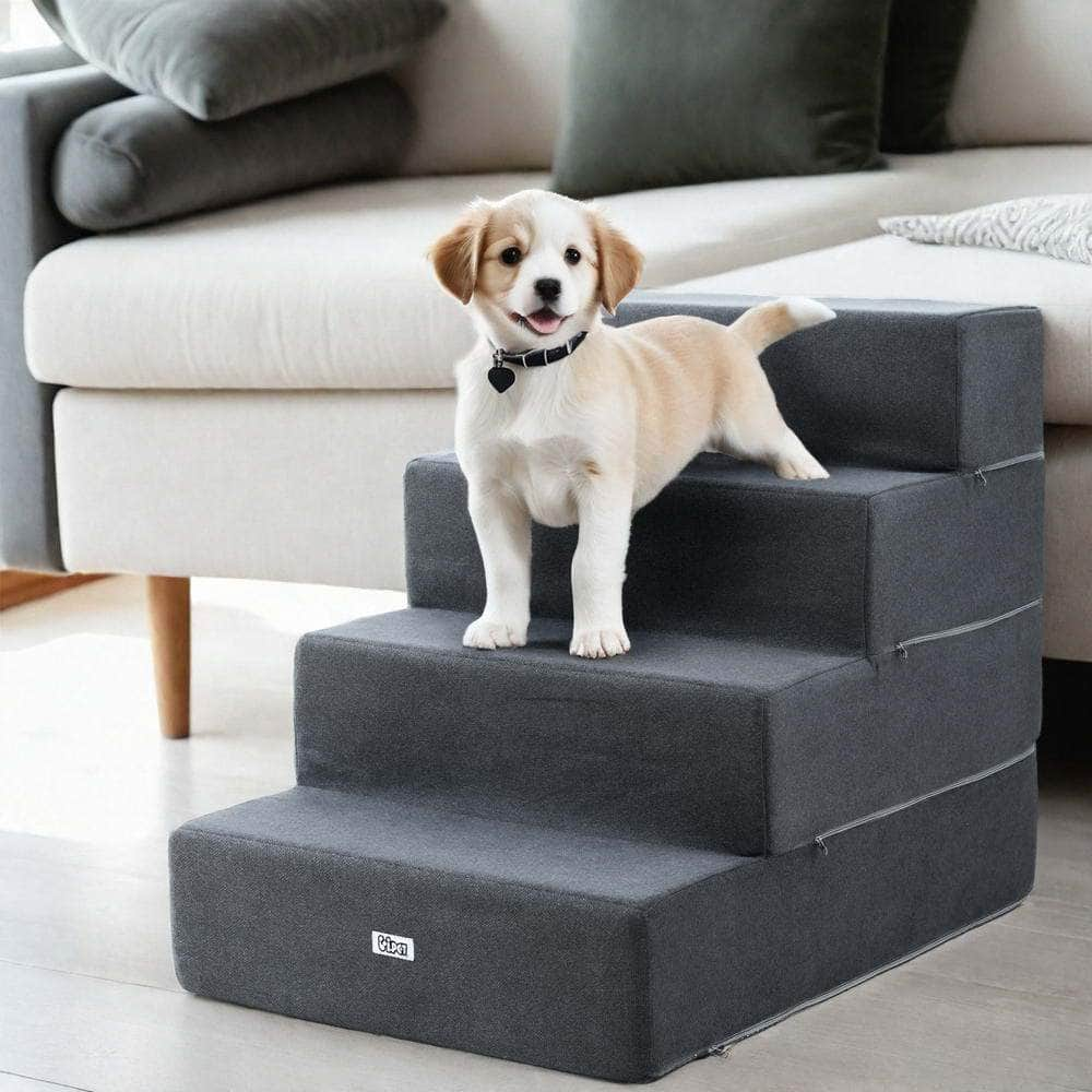 Foam Dog Ramp with Steps - Portable & Durable